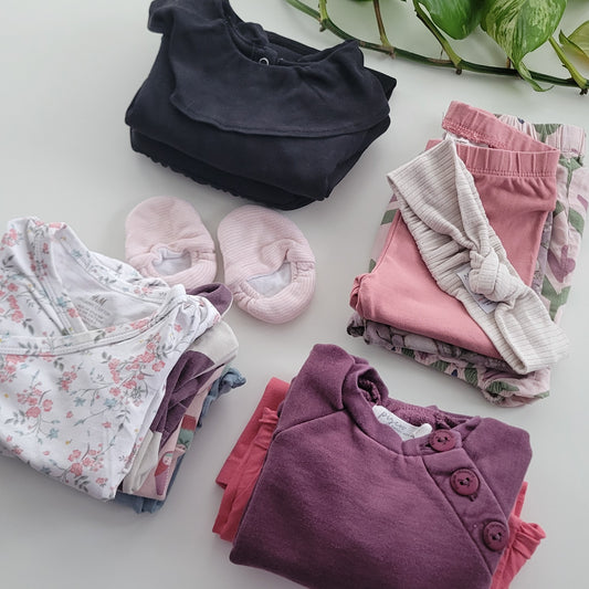 Black and pink bundle - 12 items