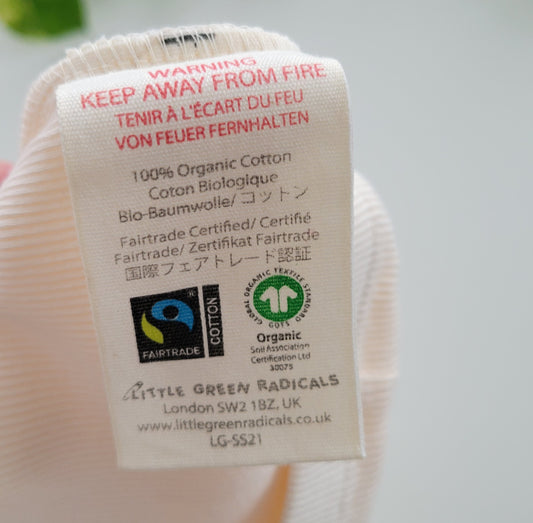 Cream rib essential leggings