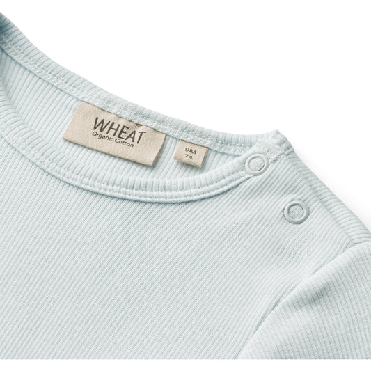 Spencer long sleeve bodysuit - light blue