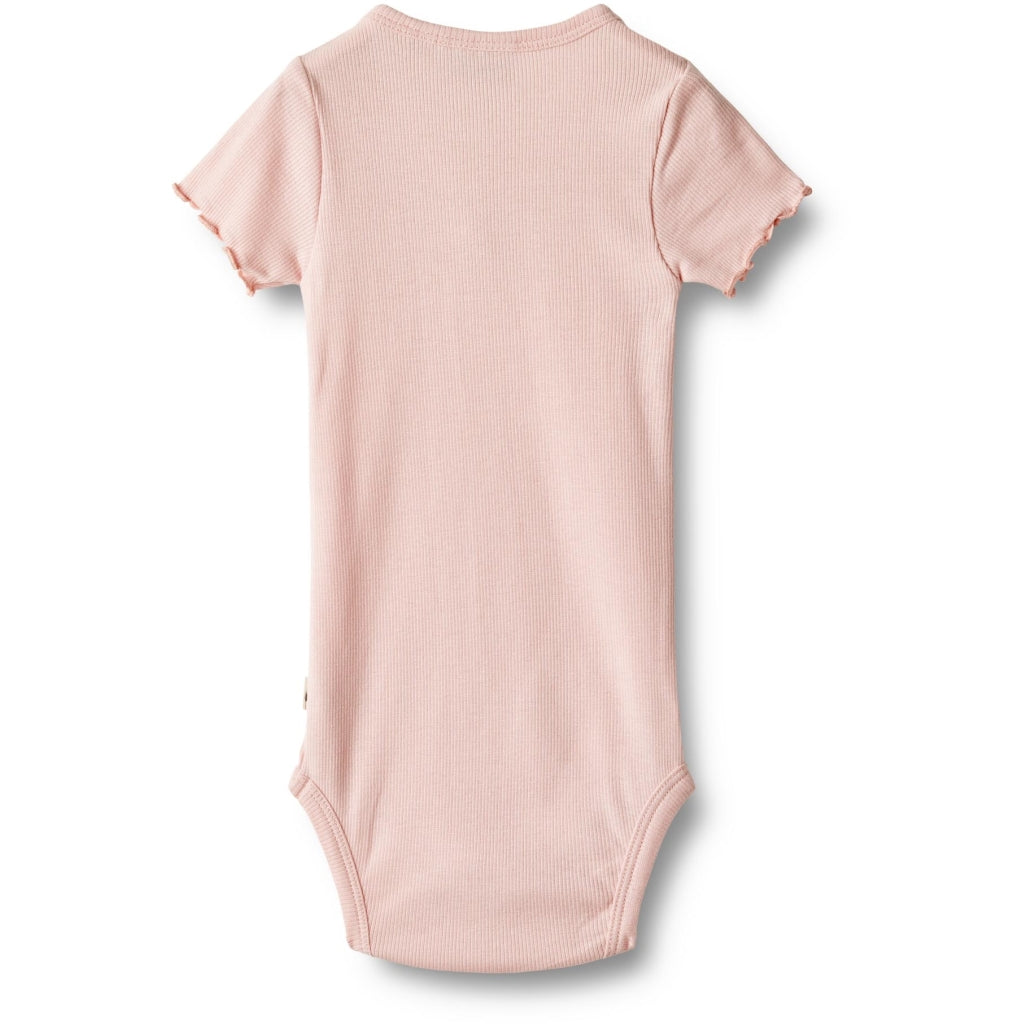 Edith ruffle bodysuit - rose ballet