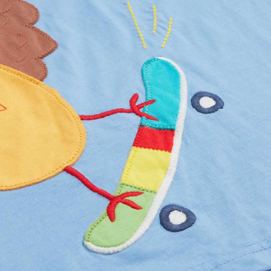 Avery chicken applique t shirt