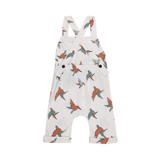 Birdsong shortie dungarees