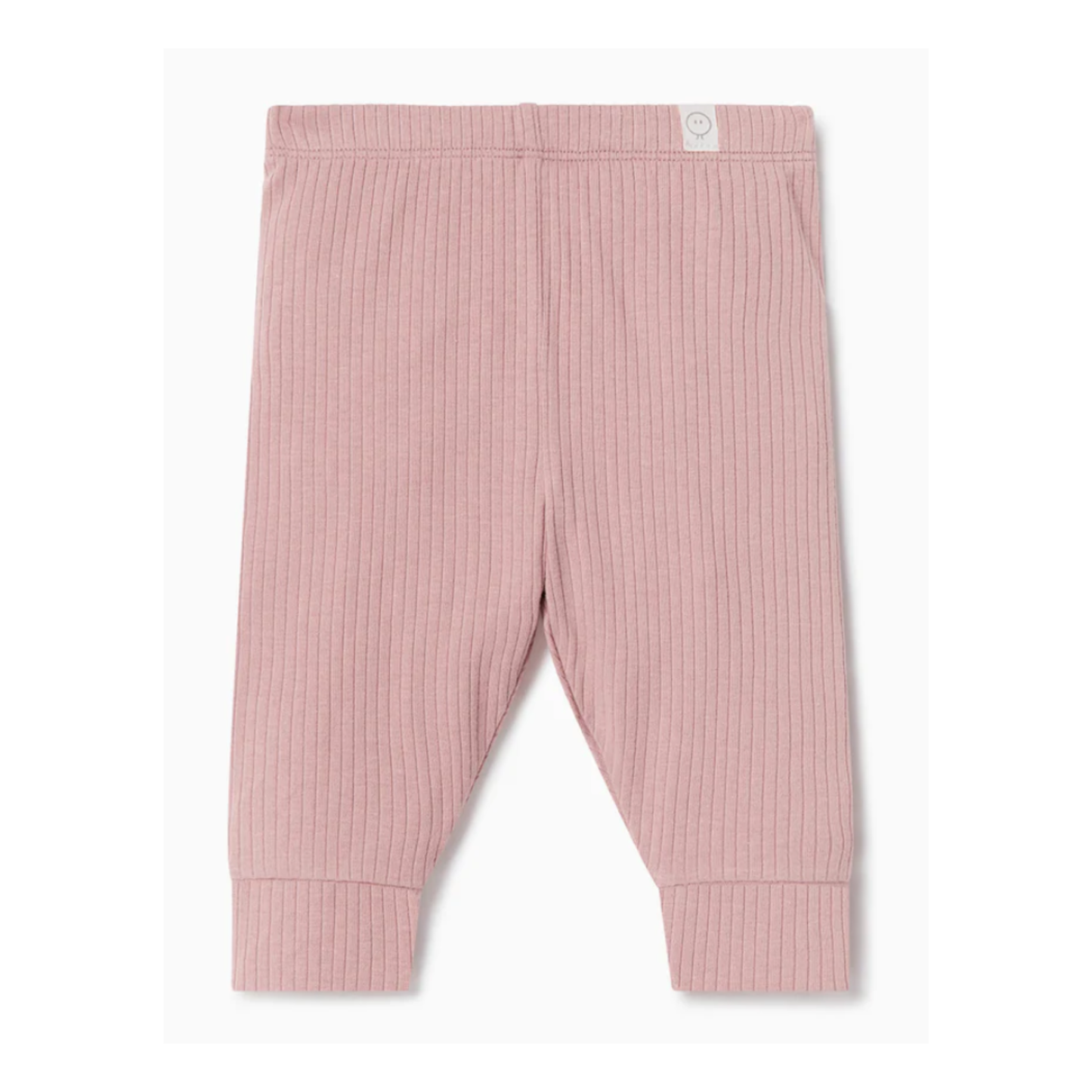 Ribbed leggings - rose