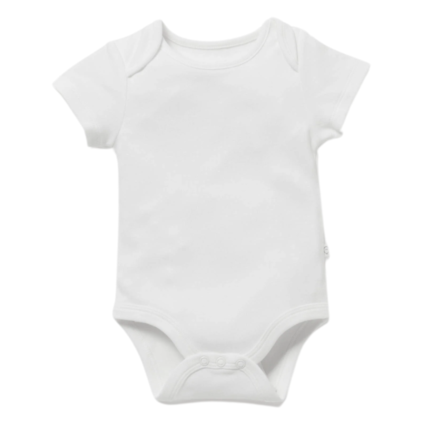 White short sleeve bodysuit