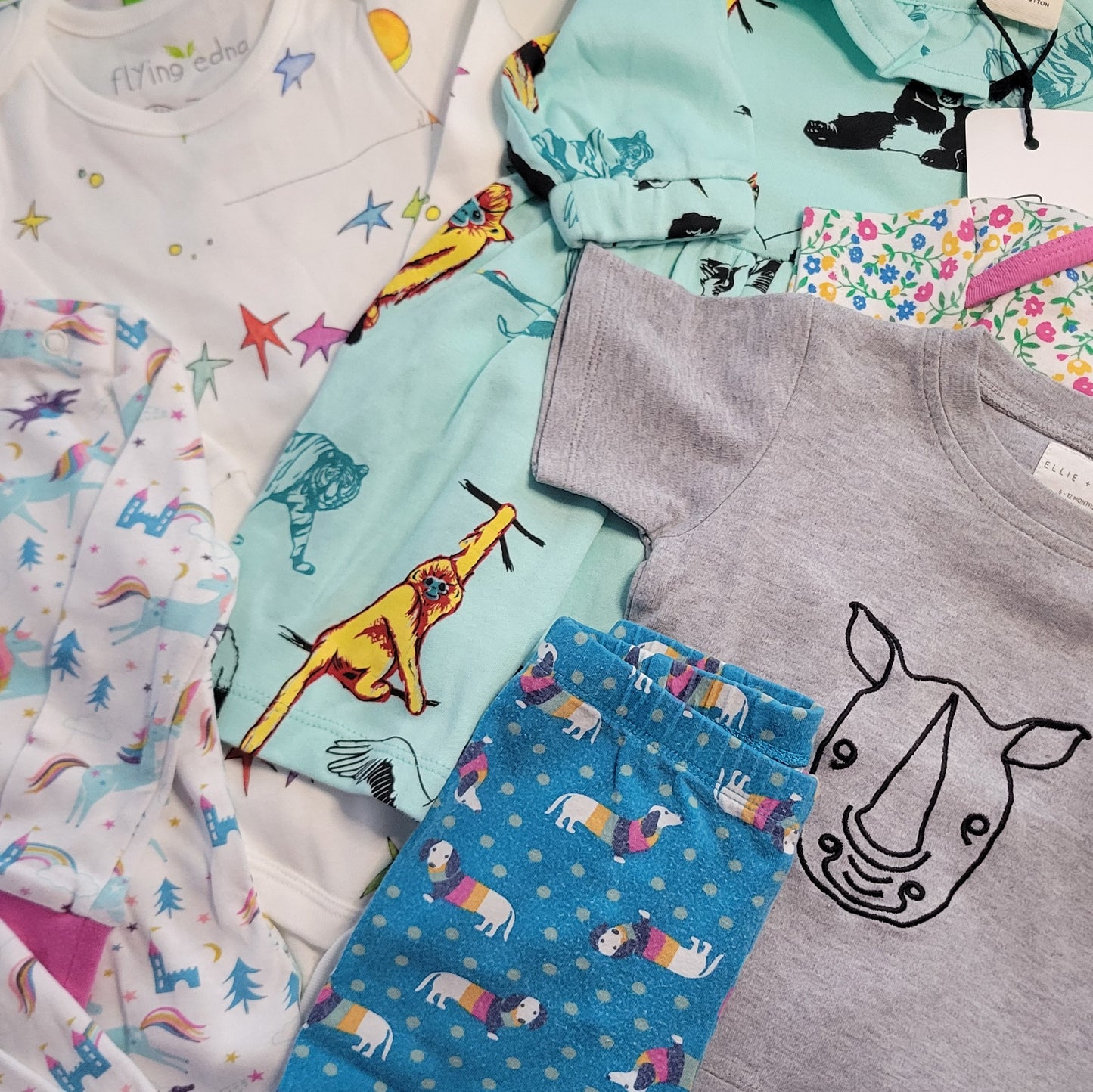 Stars and unicorns bundle - 9 items