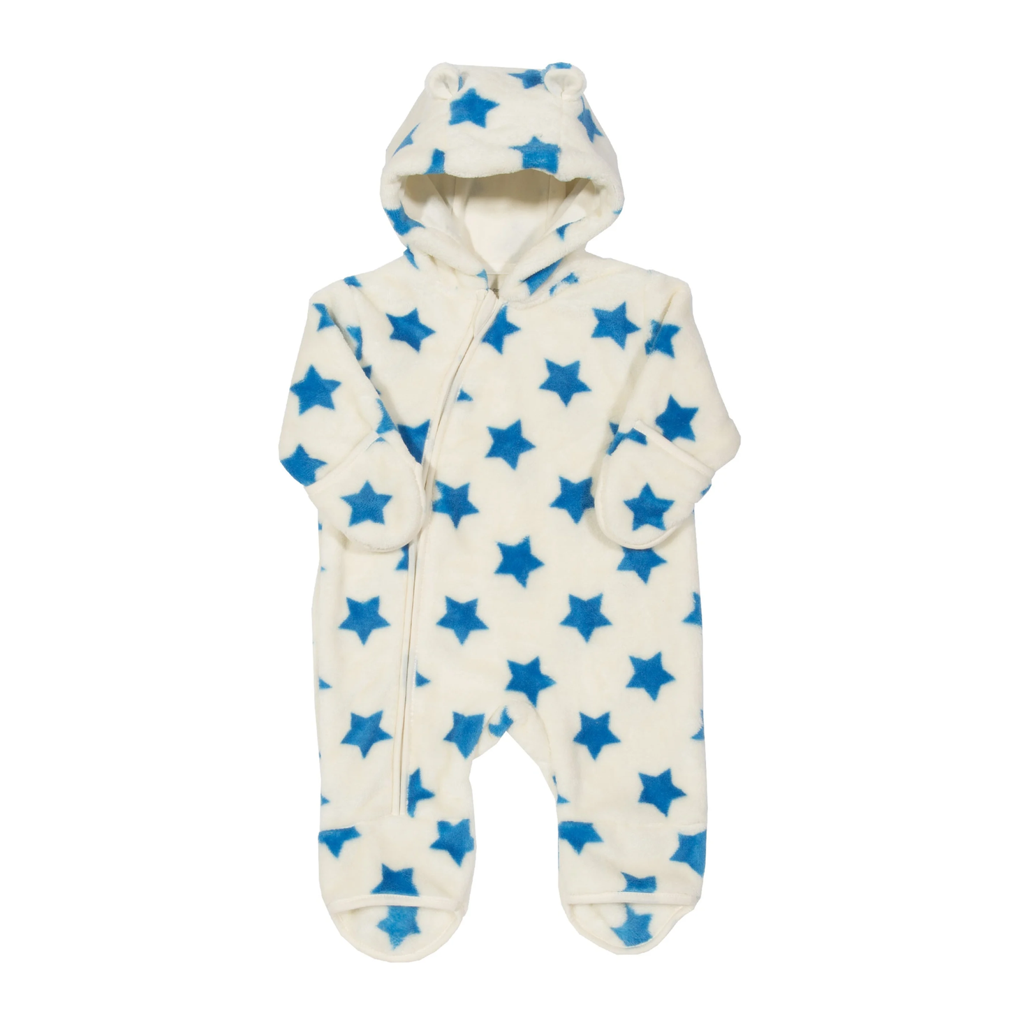 Star fleece onesie