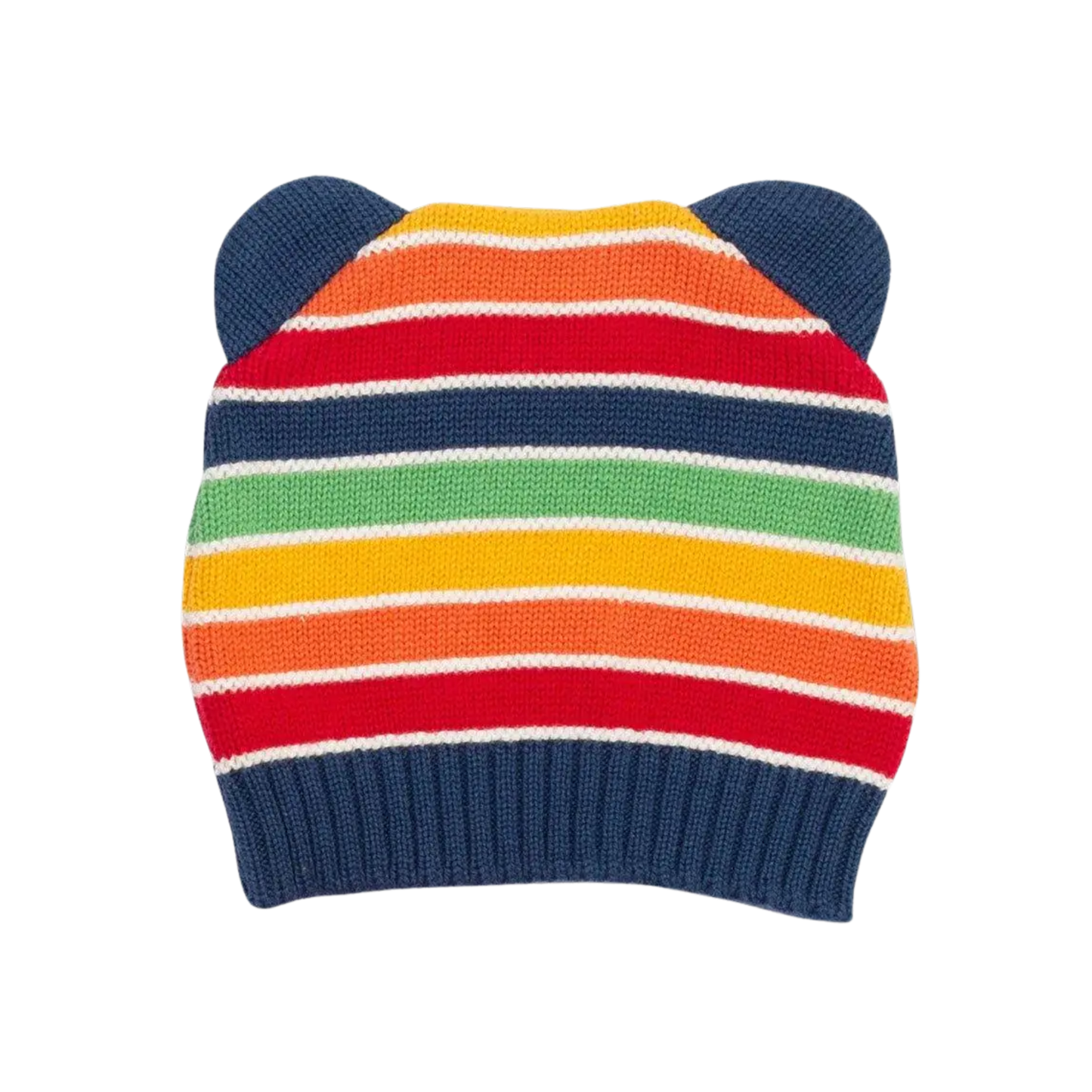 Baby rainbow knit hat