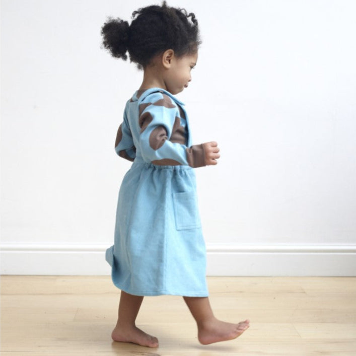 Pinafore dress turquoise