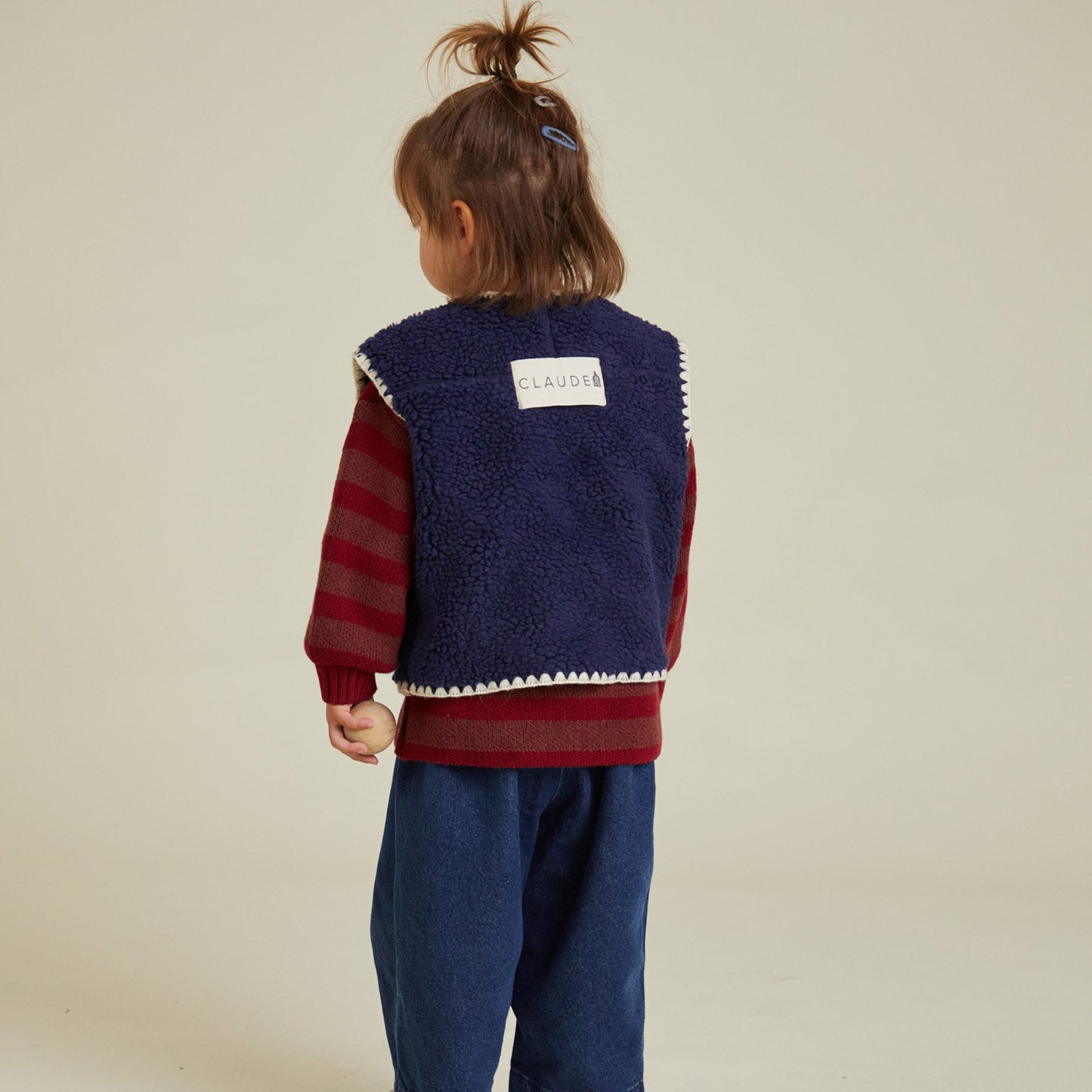 Amos midnight folk gilet