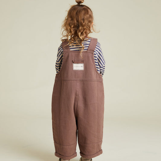 Blythe washed coco dungaree