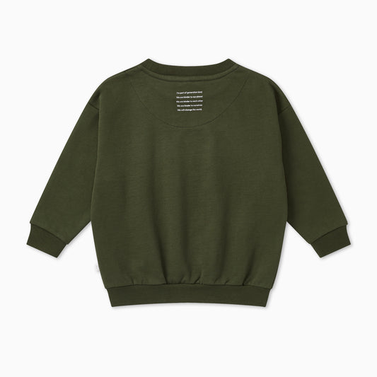 Generation Kind oversized sweatshirt - khaki