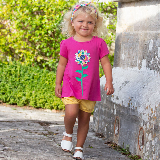 Daisy bubble yellow shorts