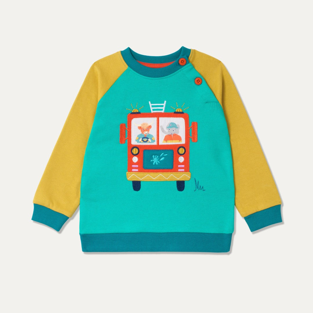 Fire engine sweatshirt