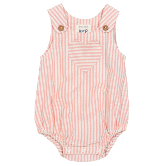 Heart bubble romper