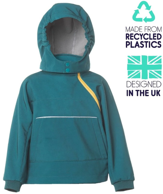 Waterproof eco hooded top