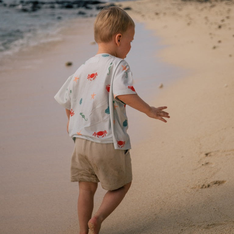 Marine print t-shirt