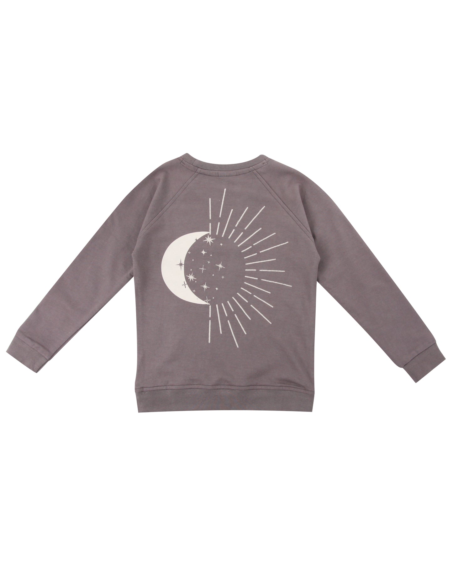 Moon motif sweatshirt