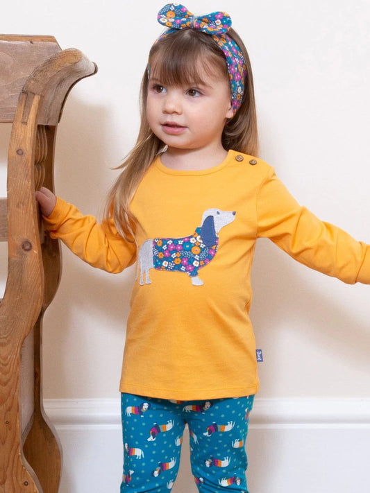 Daxie dog long sleeve top - Borro - rent baby kids clothes