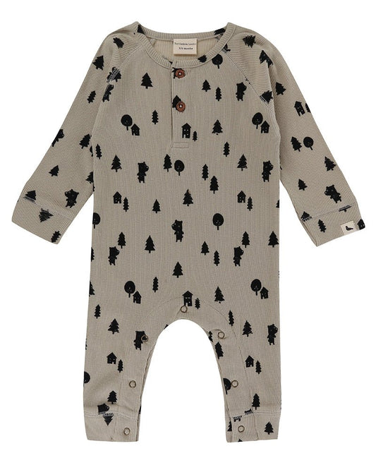 Forest bear playsuit - Borro - rent baby kids clothes