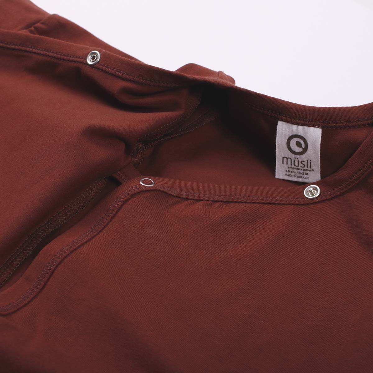 Kimono long sleeve bodysuit - red velvet - Borro - rent baby kids clothes