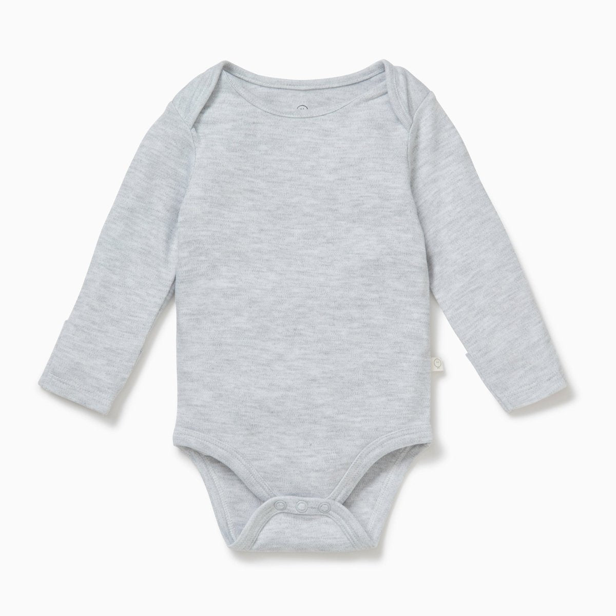 Long sleeve bodysuit - grey - Borro - rent baby kids clothes
