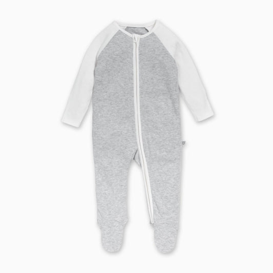 Raglan zip sleepsuit - grey - Borro - rent baby kids clothes