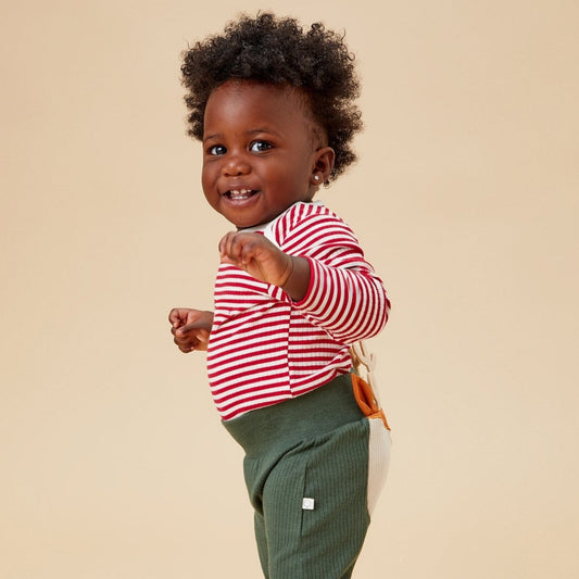 Reindeer ribbed joggers - Borro - rent baby kids clothes