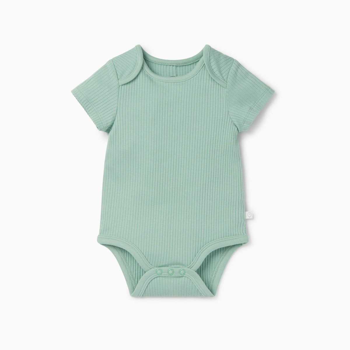 Ribbed short sleeve bodysuit - mint - Borro - rent baby kids clothes