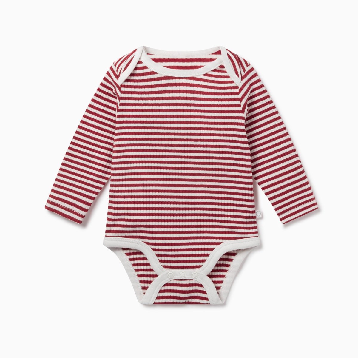 Ruby stripe ribbed long sleeve bodysuit - Borro - rent baby kids clothes