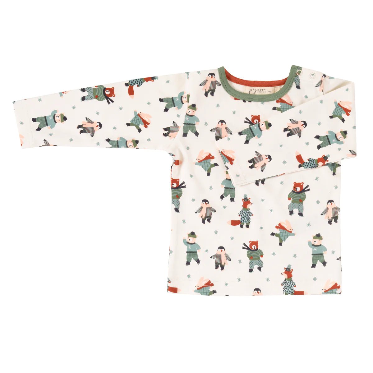 Skating animals long sleeve top - Borro - rent baby kids clothes