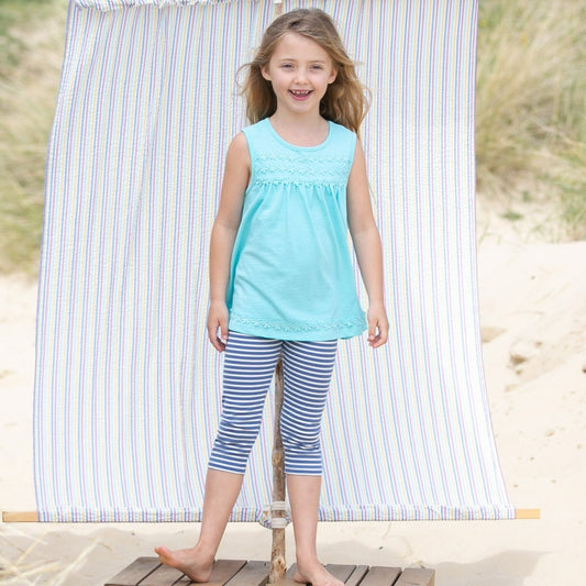 Stripy pedal pushers leggings - Borro - rent baby kids clothes