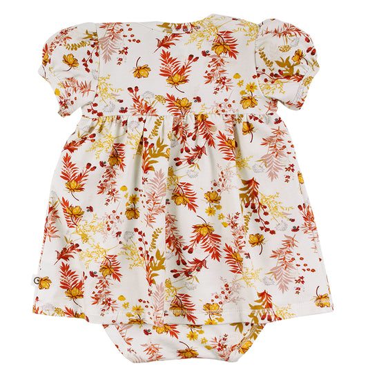 Calendula bodysuit dress back