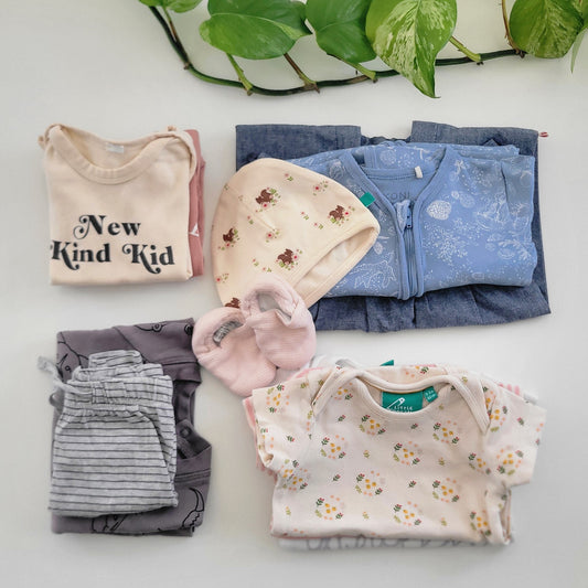 Pink and blue bundle - 10 items