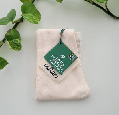 Cream rib essential leggings