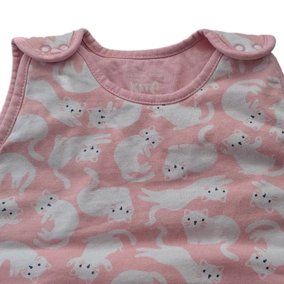 Pink cats sleep bag - 1.5 tog