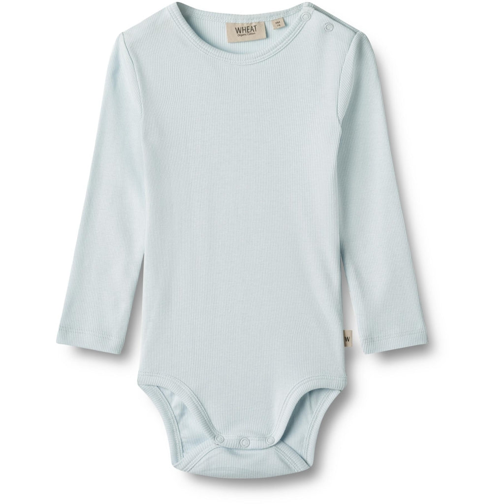 Spencer long sleeve bodysuit - light blue