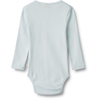 Spencer long sleeve bodysuit - light blue