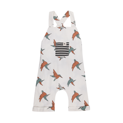 Birdsong shortie dungarees