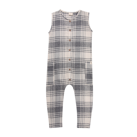 Brushed check dunagrees