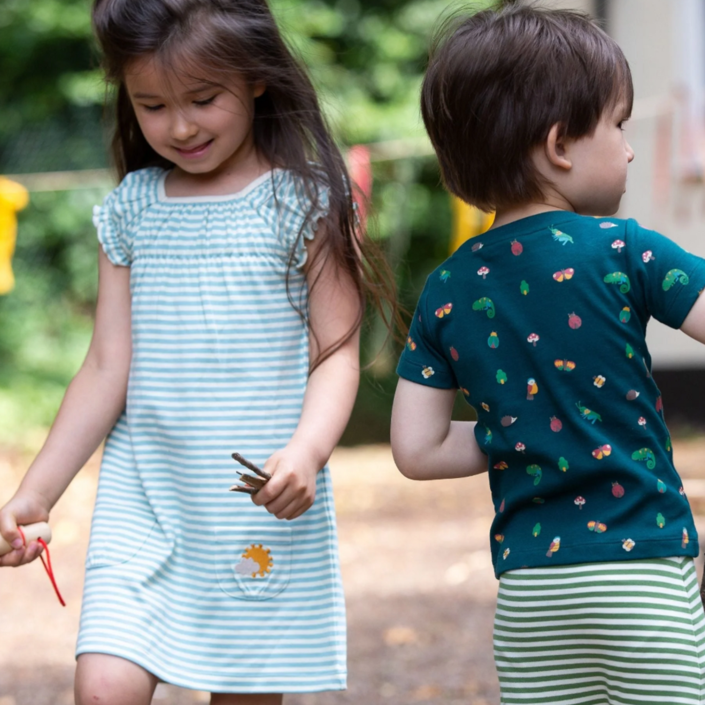 Powder blue frill dress