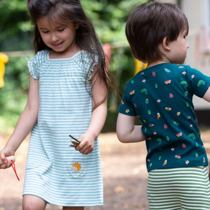 Powder blue frill dress