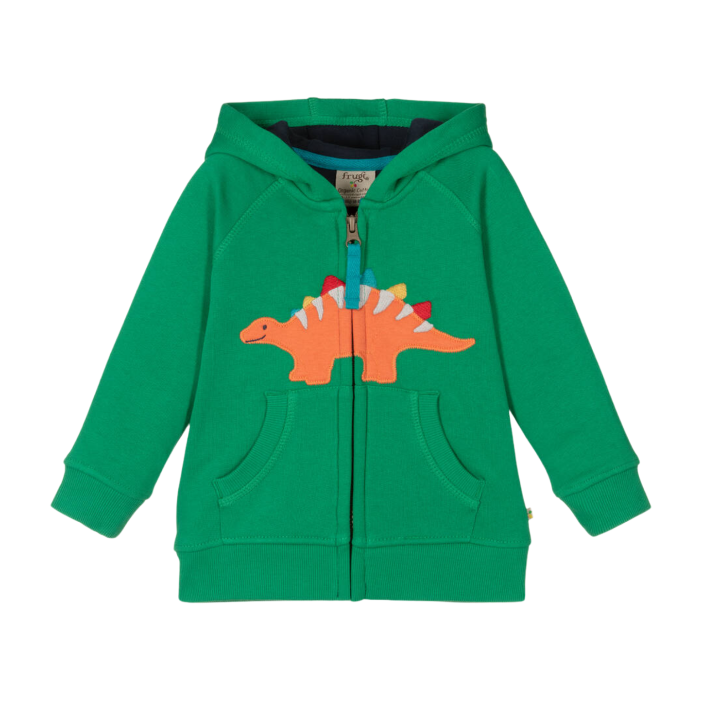 Green dino hoodie