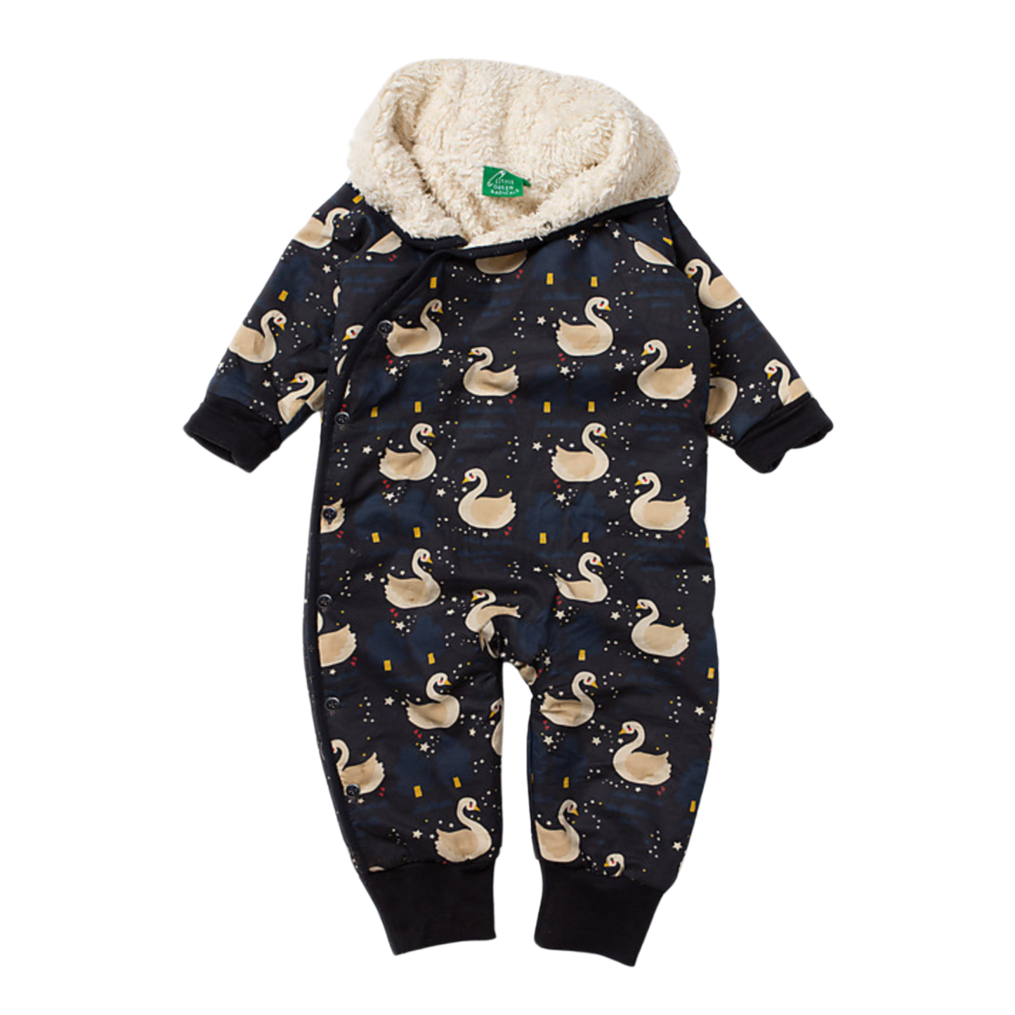 Night swimming swans snowsuit