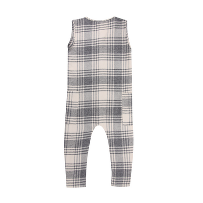 Brushed check dunagrees