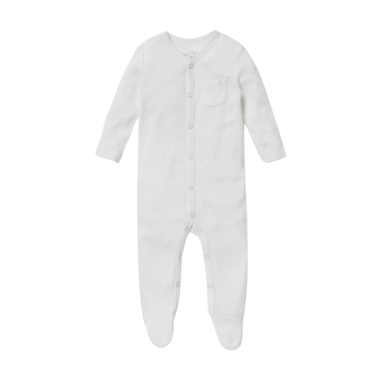 White sleepsuit