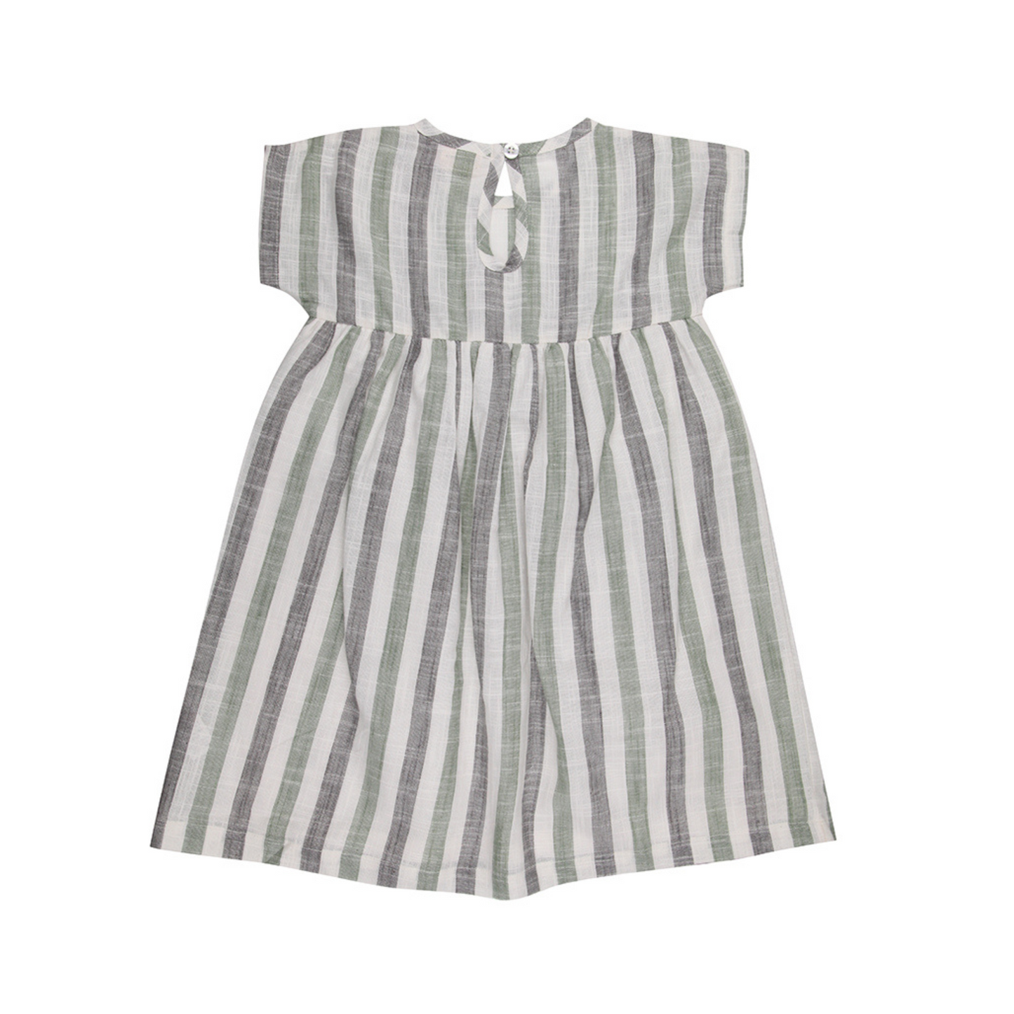Woven stripe dress