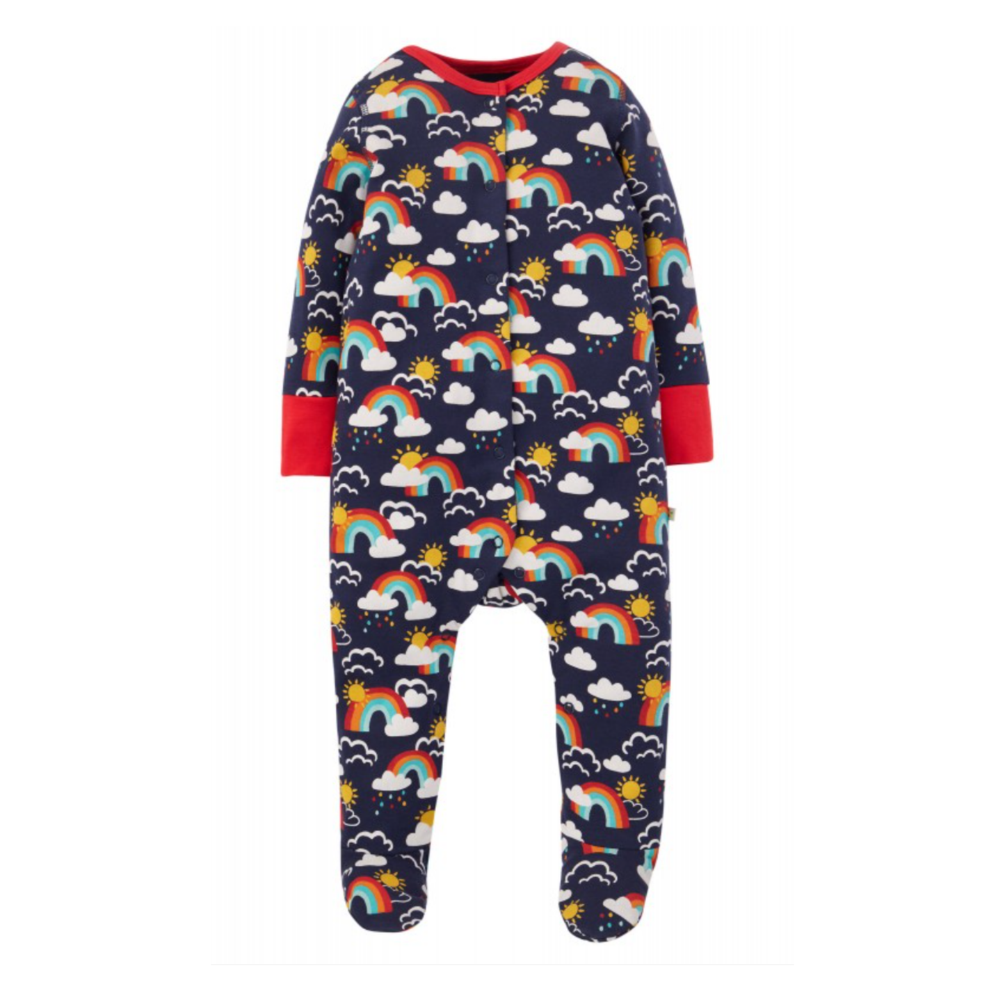 Rainbow skies romper