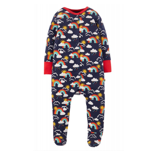 Rainbow skies romper