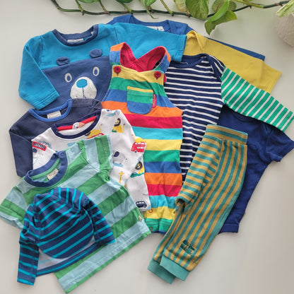 Colourful stripes bundle - 11 items