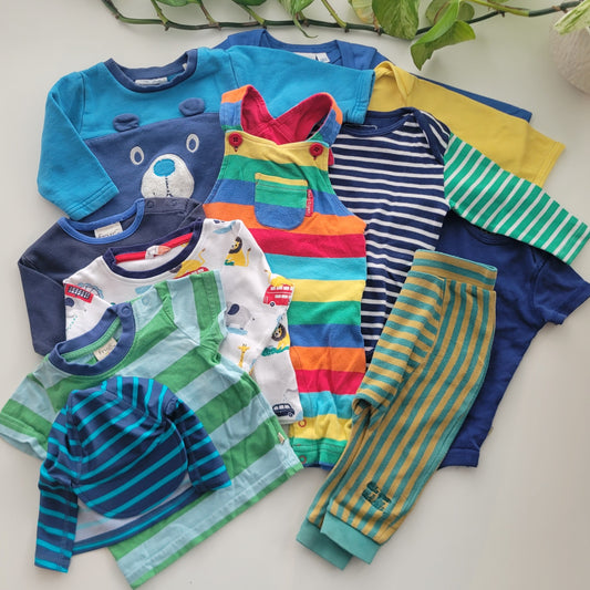 Colourful stripes bundle - 11 items